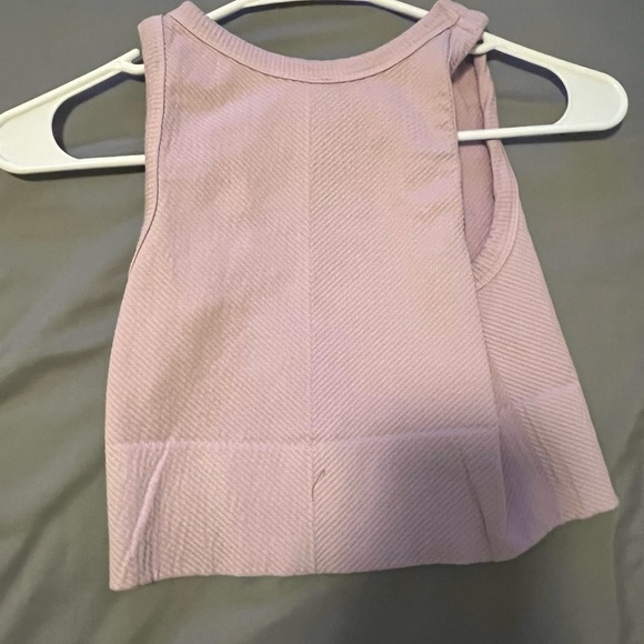 Purple Ribbed Tank - Picture 2 of 3